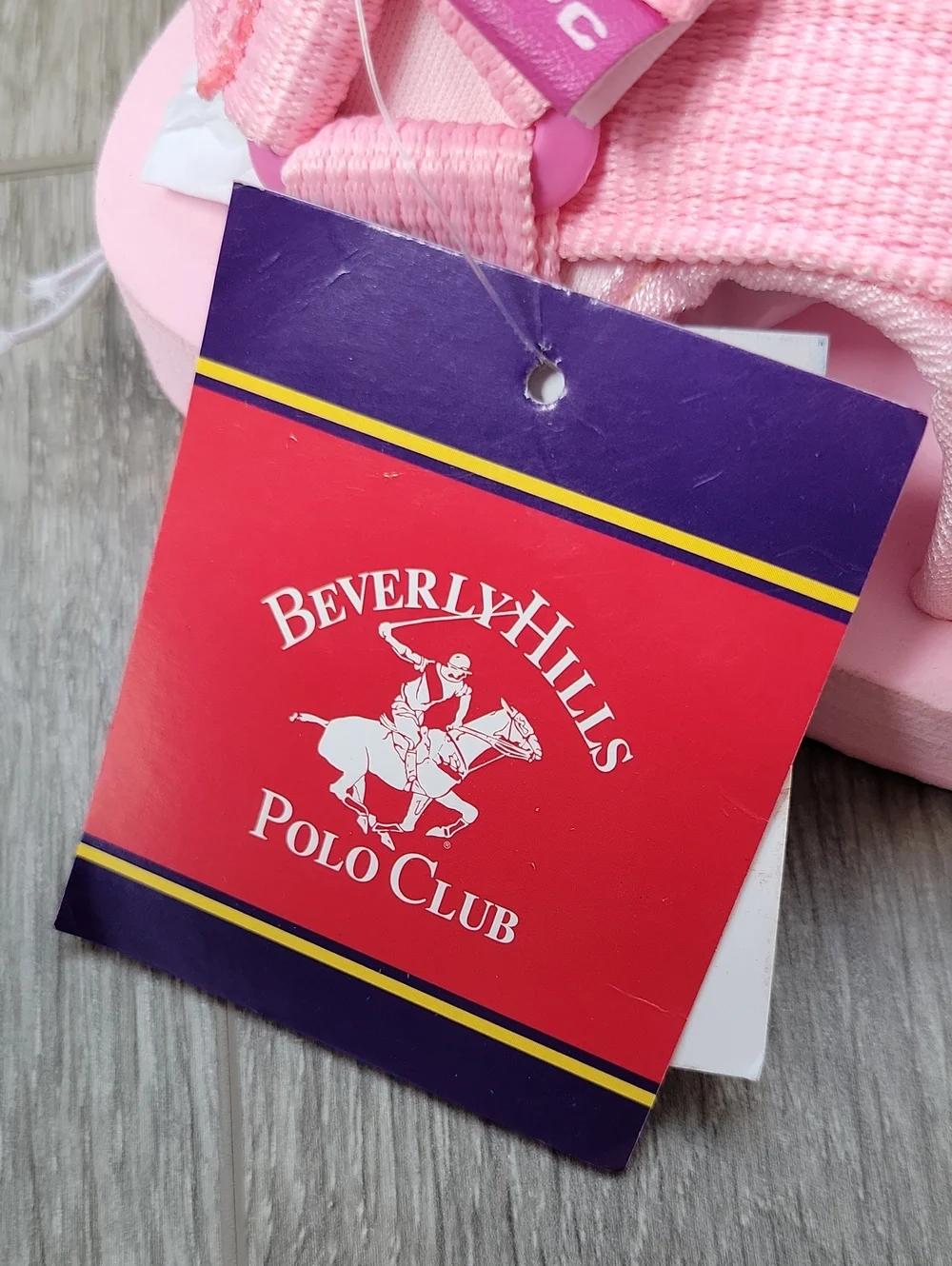 Beverly Hills Polo Club Toddler Size 6 Pink Strappy Sandals NWT